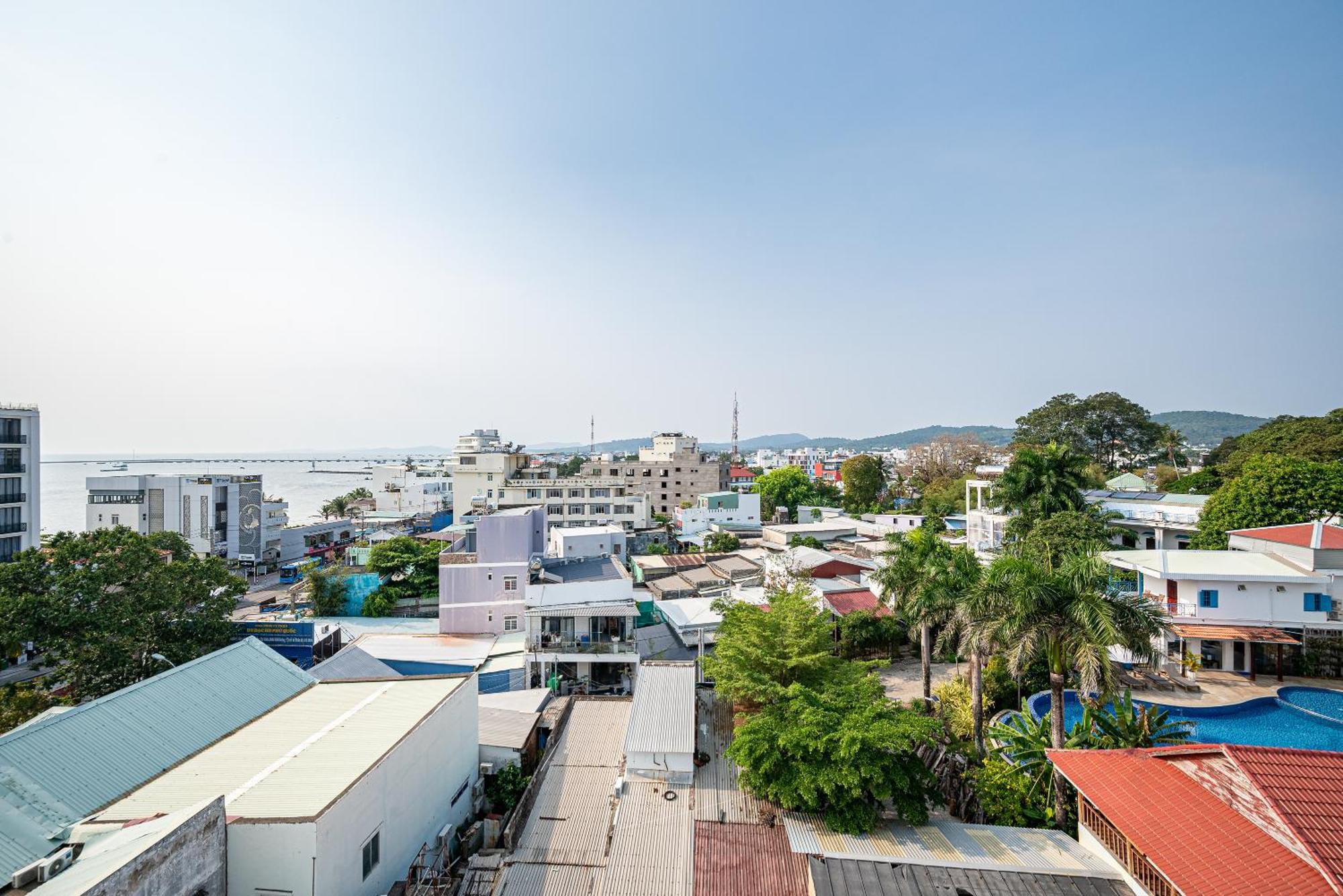 Tahiti Central Seaview - 50M To Night Market Duong Dong Quarto foto